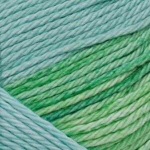 Cotton Yarn Medium Size 4 for Weaving, Knitting, and Crochet (Sea Ombre, 95 Yards)