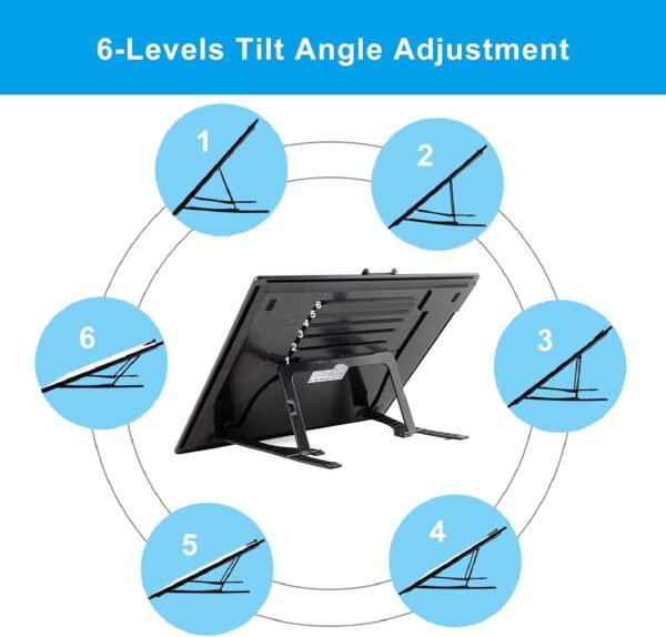 Rechargeable A3 Light Pad with Stand and Clip for Diamond Painting and Tracing - Image 4