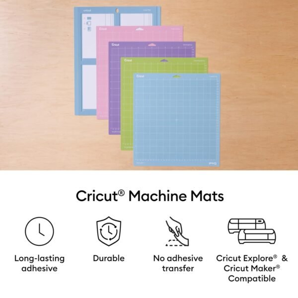 Cutting Mat Variety Pack (8 Count, 12x12 inch) for Crafting Machines - Image 3