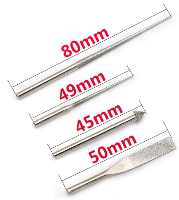 Diamond Tipped Jewelry Reamer Set – Hole Enlarger for Jewelry, Jade & Beads - Image 3