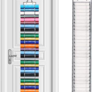 Vinyl Roll Holder with 60 Compartments and Keeper Door Hooks
