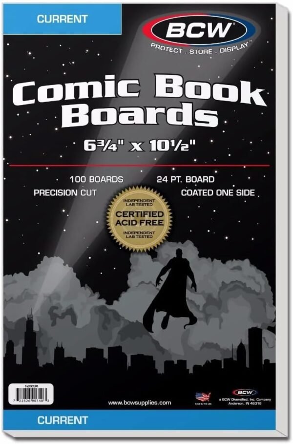Current Comic Book Backing Boards (100 Pack)