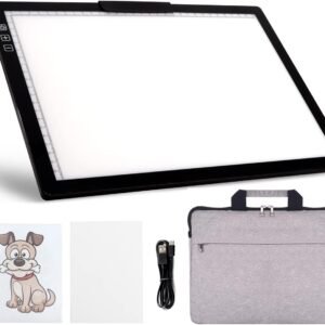 Rechargeable A4 LED Light Pad with Padded Case