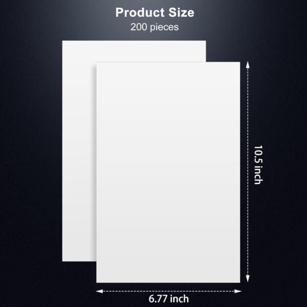200CT Comic Book Backing Boards – 29PT Acid-Free, Thick & Durable for Storage - Image 2