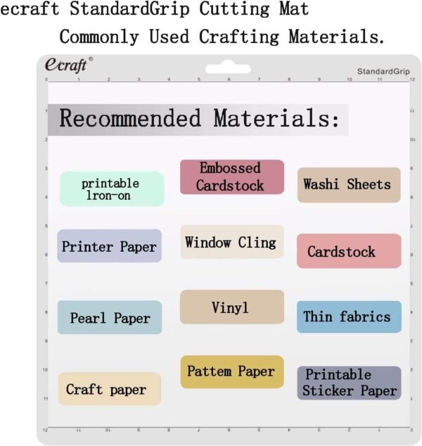 Cutting Mat 5-Pack (12x12 inch) for Crafting Machines - Image 2