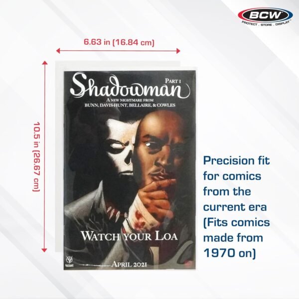 BCW Current Comic Book Backing Boards for Long-Term Storage - Image 3