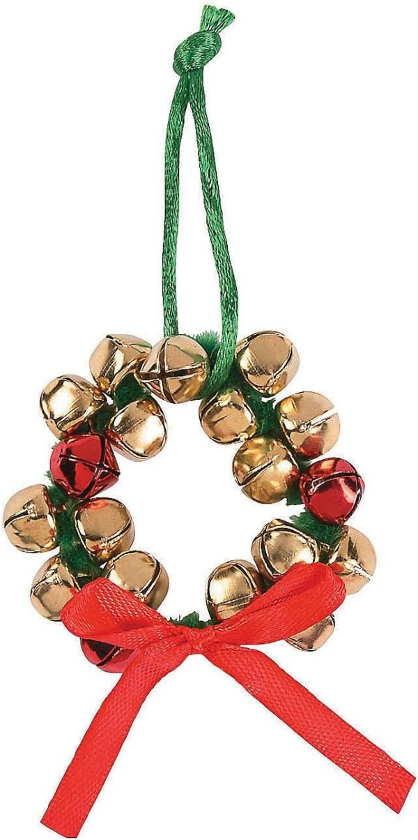Jingle Bell Wreath Ornament Craft Kit – Fun Kids’ Home Activity