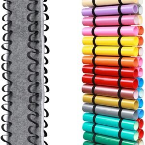 Vinyl Storage Organizer (Holds 48 Rolls, Grey)
