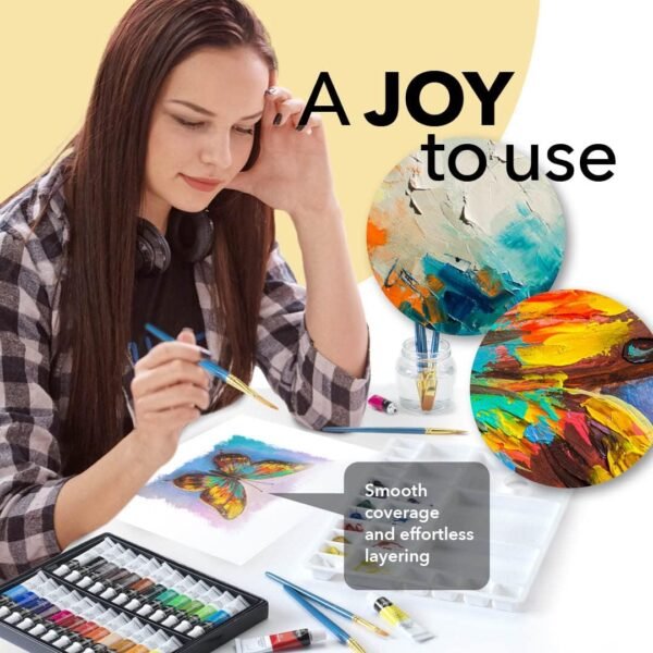 4-Piece Gouache Paint Tube Set (12ml Tubes) - Image 2