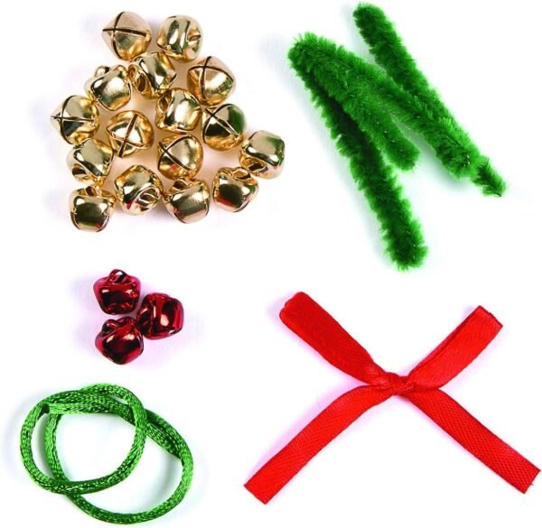 Jingle Bell Wreath Ornament Craft Kit – Fun Kids’ Home Activity - Image 4