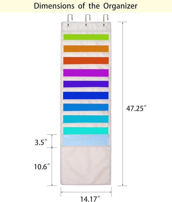 Hanging Organizer for 12x12 Paper, Vinyl & Craft Sheets - Image 4