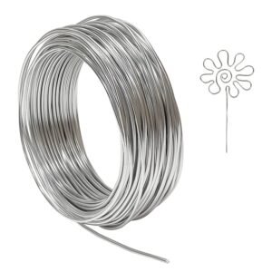 12 Gauge 100 Feet Aluminum Craft Wire for Sculpting & Jewelry