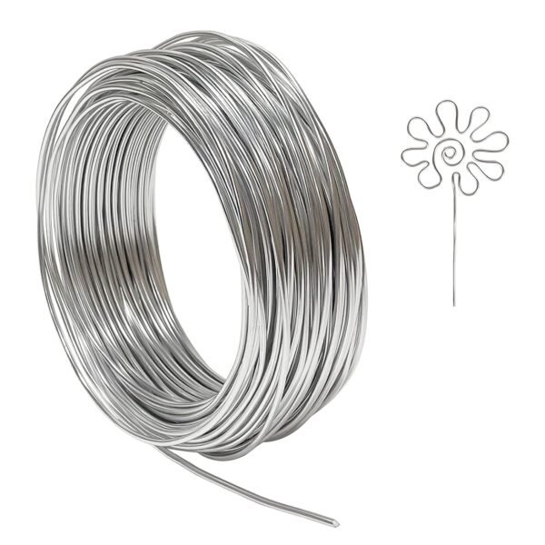 12 Gauge 100 Feet Aluminum Craft Wire for Sculpting & Jewelry