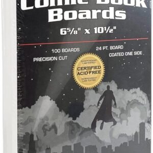 BCW Current Comic Book Backing Boards for Long-Term Storage