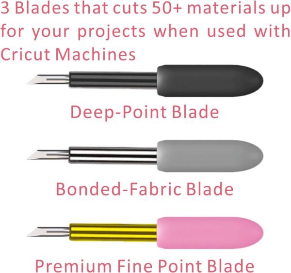 Cutting Blade and Housing Set for Crafting Machines (Pink) - Image 3