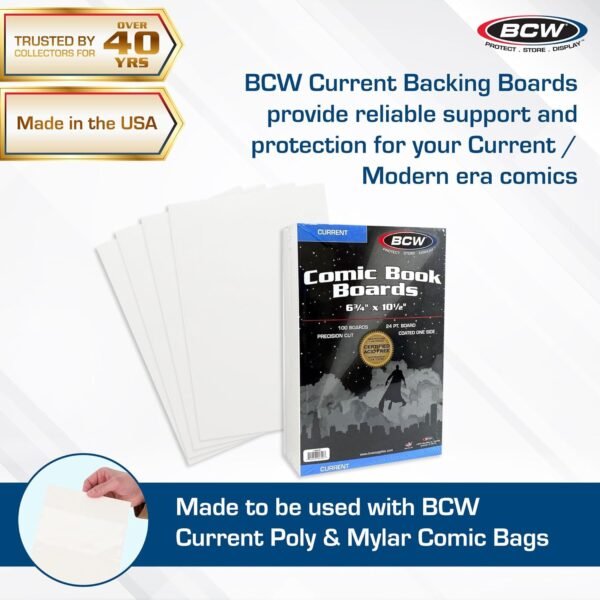 Current Comic Book Backing Boards (100 Pack) - Image 4