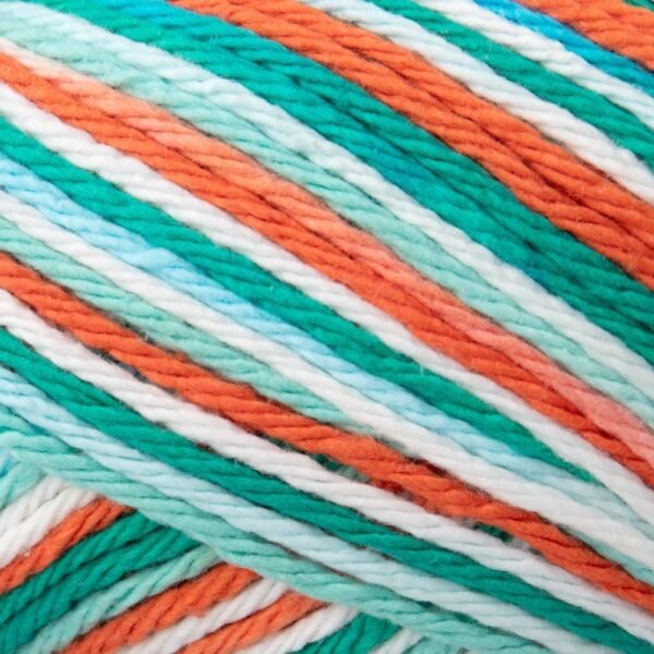 Cotton Yarn Medium Size 4 for Weaving, Knitting, and Crochet (Sea Ombre, 95 Yards) - Image 3