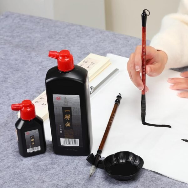Practice Chinese Brush Sumi Ink (250ml Black) - Image 4