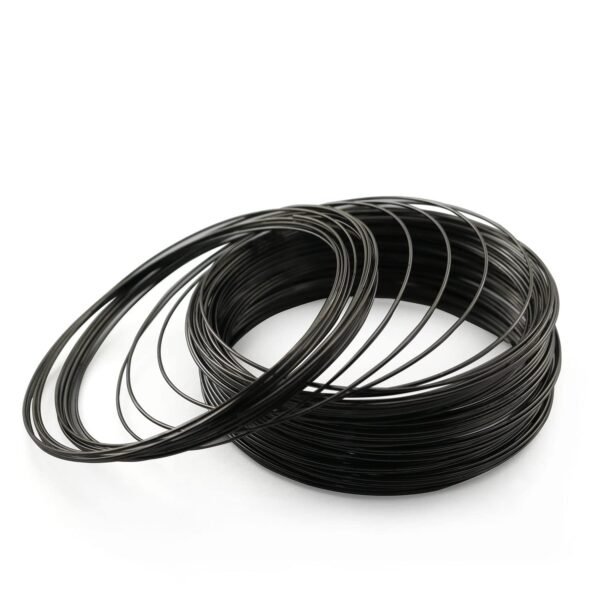 100 Black Memory Jewelry Wire Loops for Beading & Crafts - Image 3