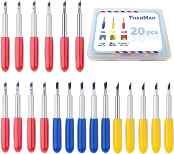 Replacement Blades Set (20 Pieces) for Crafting Machines
