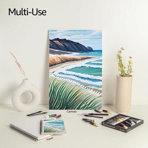 Professional Gouache Paint Set (24 Colors, 0.4fl oz Tubes) - Image 3