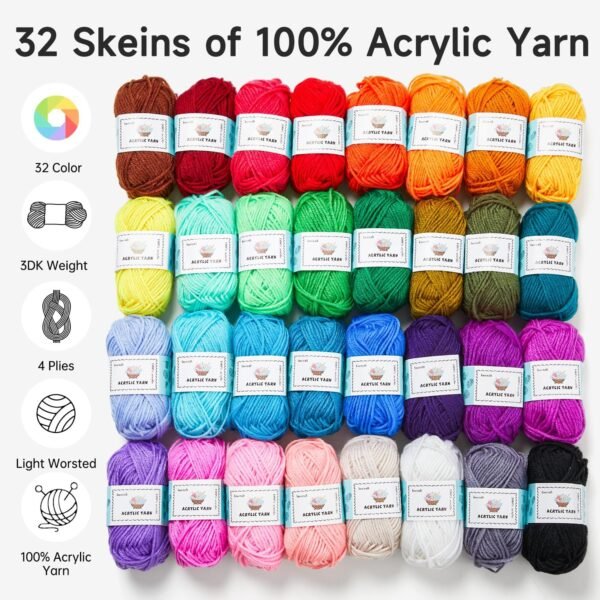 Crochet Yarn Kit for Beginners - Image 3