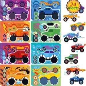Monster Truck Make Your Own Stickers (24 Sheets)