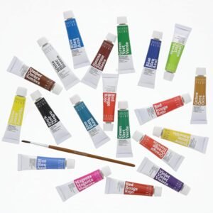 Opaque Watercolor Gouache Paint Set (20 Assorted Colors)