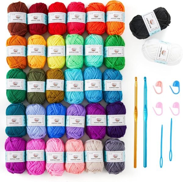 Crochet Yarn Kit for Beginners
