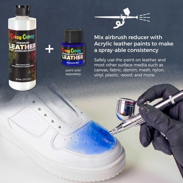 8oz Leather Paint Airbrush Thinner & Extender Base - Image 3