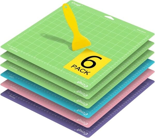 Cutting Mat 6-Pack (12x12 inch) for Crafting Machines