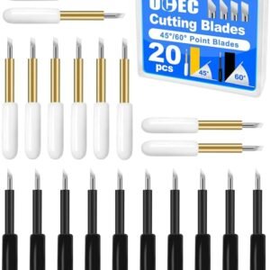 Fine Point & Deep Point Cutter Replacement Blades for Crafting Machines