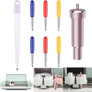 Scoring Stylus Pen & Metal Cut Blades Set for Crafting Machines