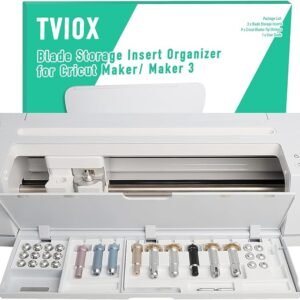 Blade Storage Insert & Organizer for Crafting Machines (White)