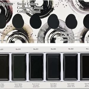 Sumi Watercolor Set (6 Colors)