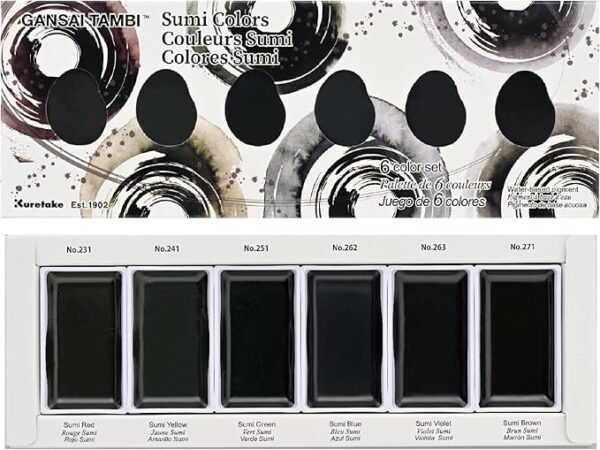 Sumi Watercolor Set (6 Colors)