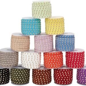3mm Flat Faux Suede Cord for Jewelry Making (6 Colors, 33 Yards)