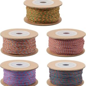 1mm Waxed Cotton Cord for Macrame & Jewelry Making