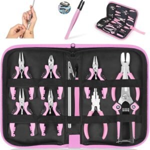 11PC Jewelry Pliers Set – Professional Tools for DIY Beading, Crimping, Cutting & Repair