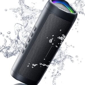 Portable Bluetooth Speaker, HD Sound, Waterproof, 20H Playtime, TWS