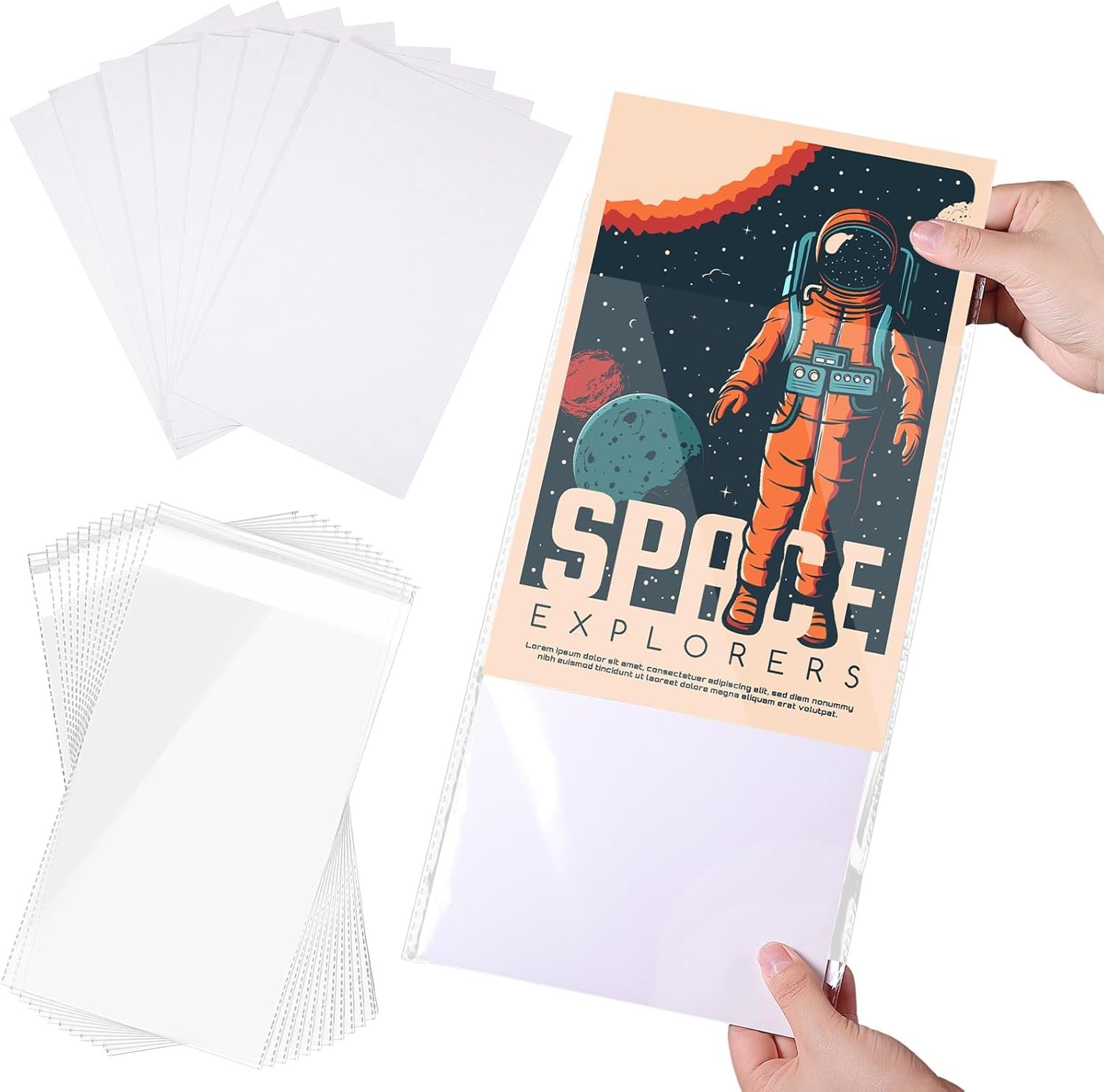 720 Clear Comic Book Sleeves with Boards for Safe Storage
