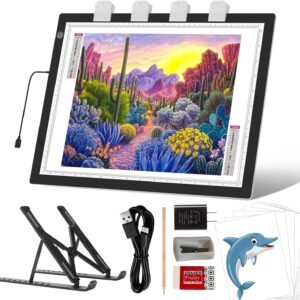 A3 LED Light Pad with Adjustable Brightness for Tracing