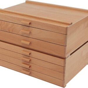 Premium Artists Storage Chest Organizer for Brushes, Paints, Pencils, Markers