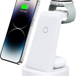 3-in-1 Charging Station for iPhone, AirPods, Multiple Devices