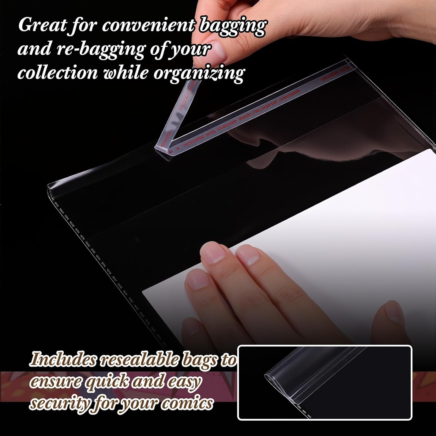 720 Clear Comic Book Sleeves with Boards for Safe Storage - Image 3