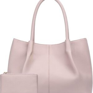 Vegan Leather Tote Bag Women Large Shoulder Travel Purse