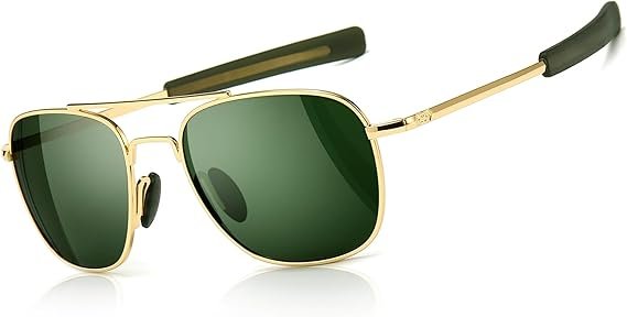 Men’s Polarized Aviator Sunglasses Military Pilot Style