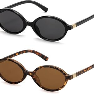 Retro Oval Sunglasses 90s Y2K Vintage Trendy Women