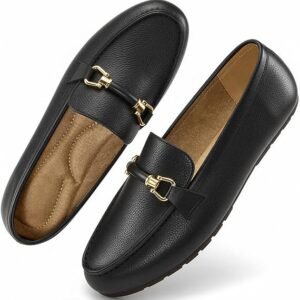 Women’s Slip-On Loafers Comfortable Business Casual Flats Shoes
