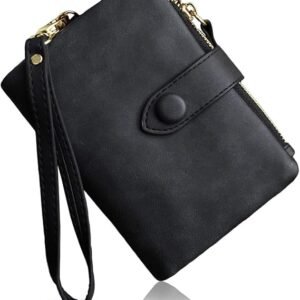 Women’s Small Bifold RFID Leather Wallet Card Holder